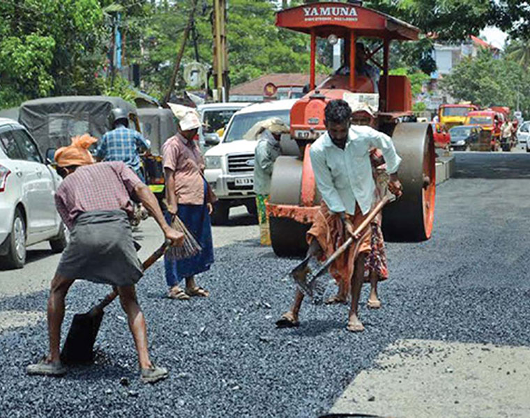 BIG 3 Substandard Road Construction in Yadgir