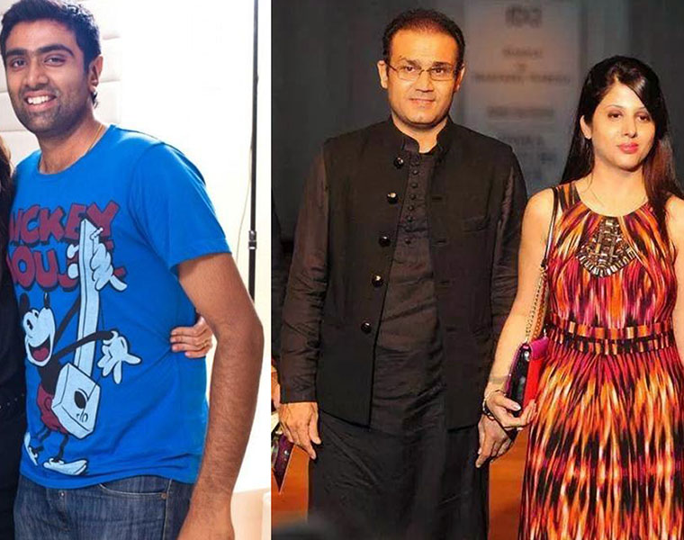 vierendra sehwag tweet row with ashwin and wife