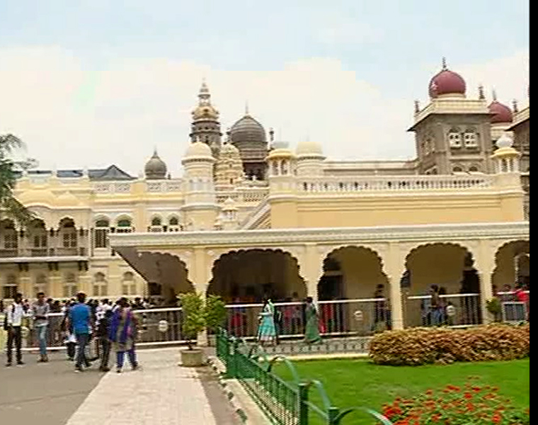 Mysore palace damage