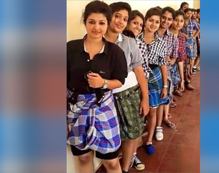 The 'real' story behind Kerala's lungi girls