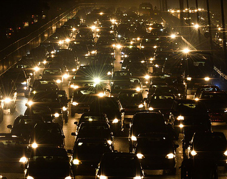 Bengaluru metro work traffic