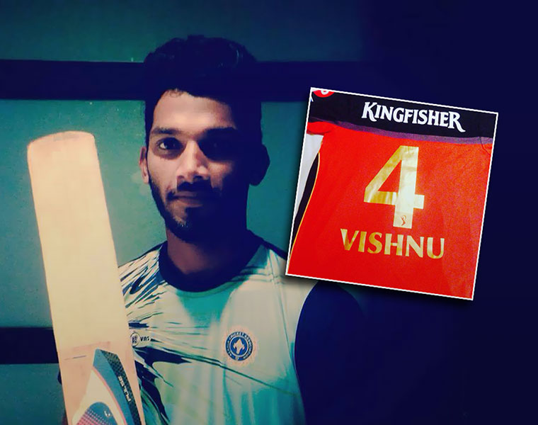 vishnu vinod kerala rcb ipl thiruvalla bangalore wicketkeeper