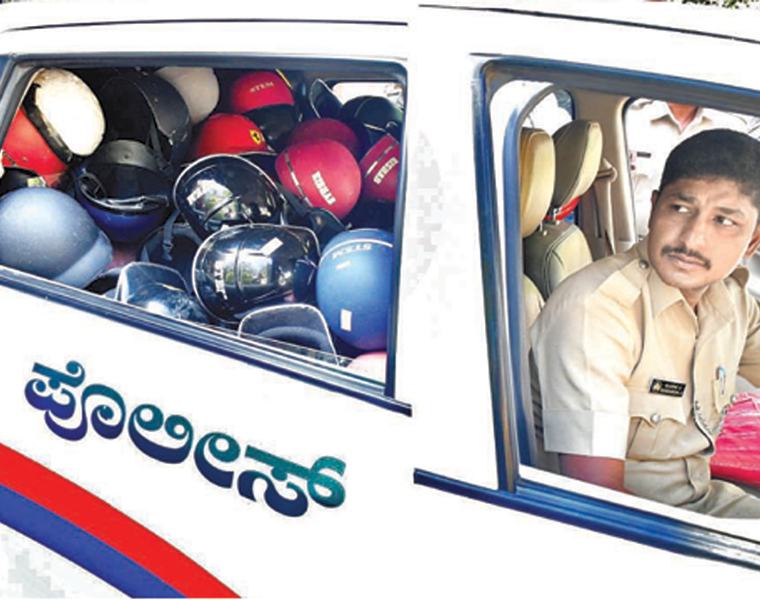 MYsuru Police Take Action Against Bike Riders