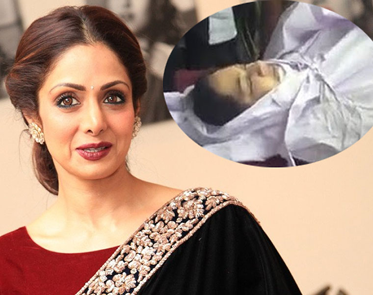 A picture is going viral of Sridevi dead body REAL or FAKE