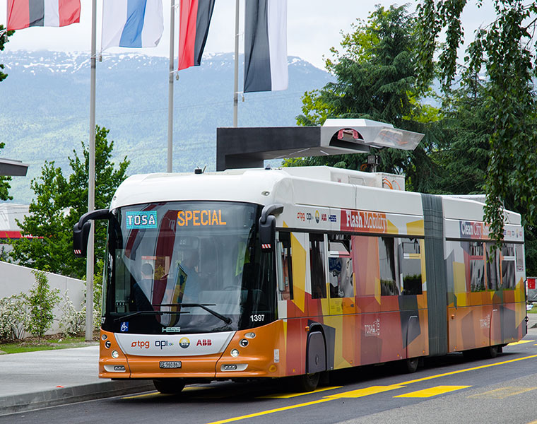 geneva electric bus