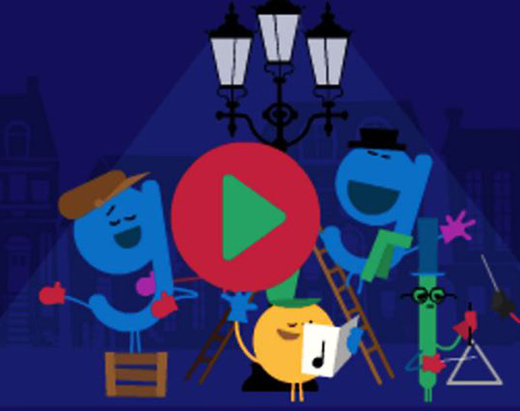 Tis the season for Christmas celebrations Google Doodle joins festivities