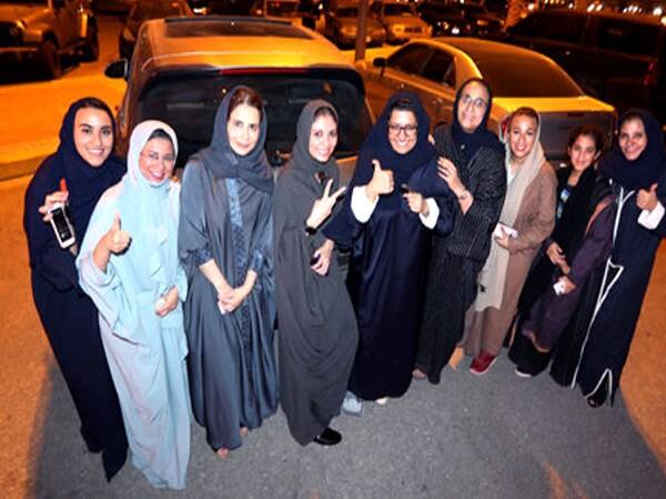 Women Driving for the First Time Saudi