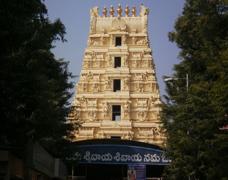 The age old footpath through dense forest to Srisailam