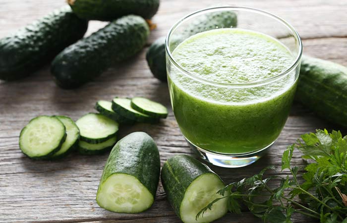 benefits of cucumber juice for eyes