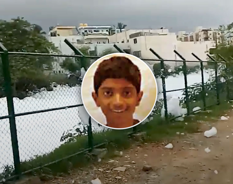 This Bengaluru boys solution for the frothing Bellandur lake has won him an international award