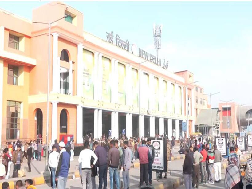 CRPF and Delhi Police deployed to manage crowd control at New Delhi railway station after deadly stampede