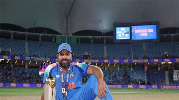 rohit sharma back to mumbai after icc champions trophy triumph