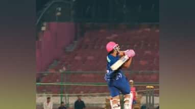 Rajasthan Royals' Vaibhav Suryavanshi Explosive IPL Training ray Rajasthan Royals' Vaibhav Suryavanshi Explosive IPL Training ray
