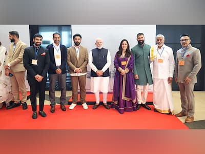 Vijay Deverakonda, Yami Gautam, Amit Sadh meet PM Modi at TV9 Summit in New Delhi; Read on