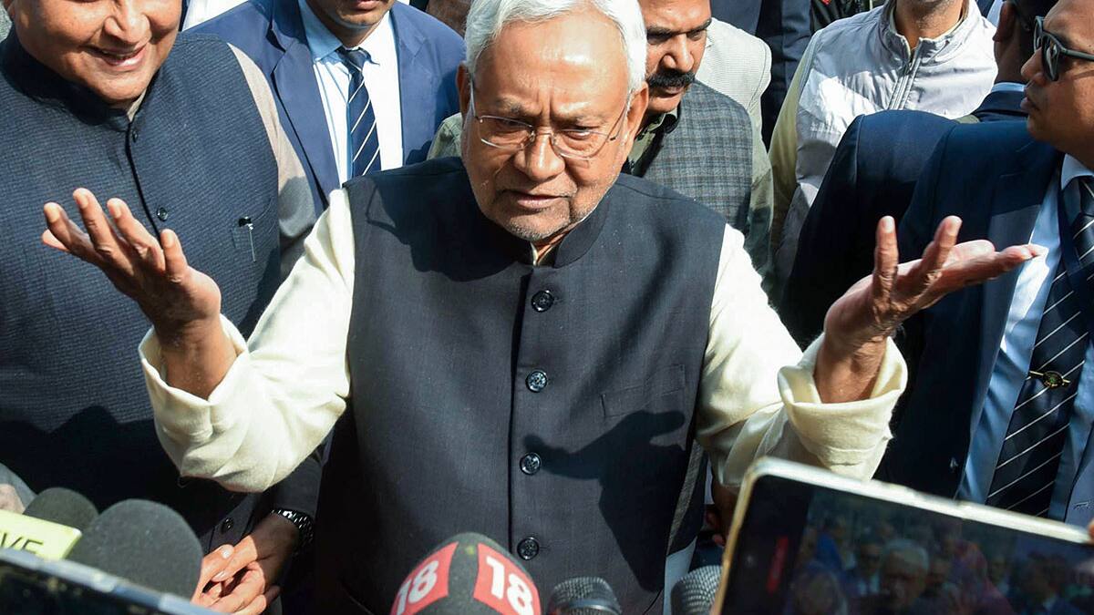 Bihar Chief Minister and JD(U) chief Nitish Kumar (Photo/ANI)
