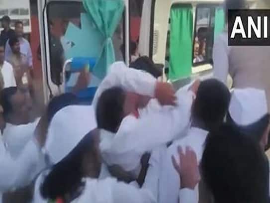 P Chidambaram suddenly faints in Congress conference at Ahmedabad Ashram in Tamil rsk