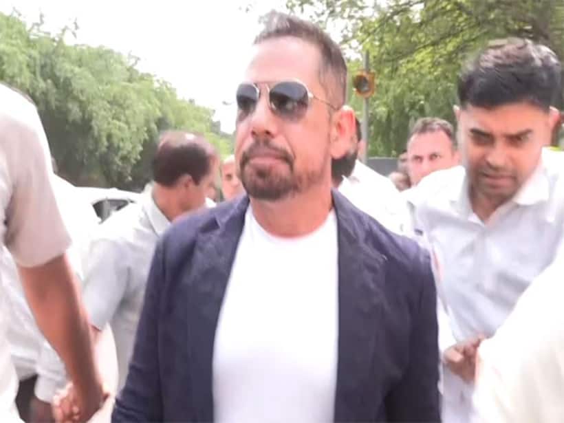 'Political vendetta', says Robert Vadra as he appears before ED in Gurugram land case (WATCH)