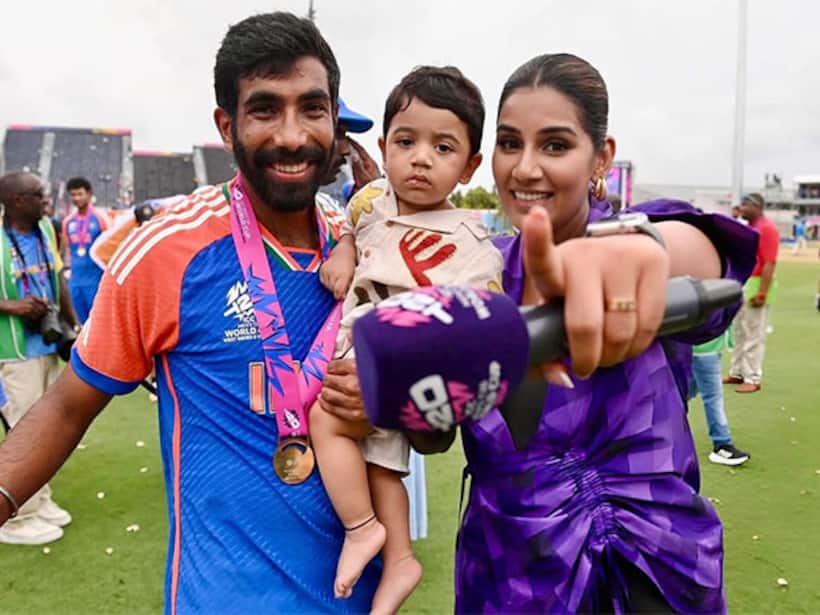 Jasprit Bumrah Angad and Sanjana Ganesan (Photo: Sanjana Ganesan/Instagram) 