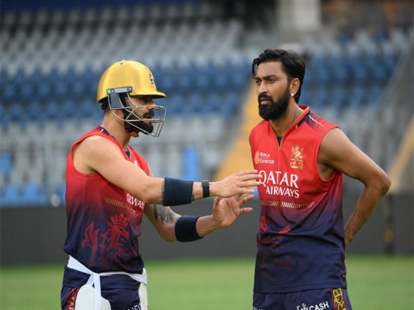 Virat Kohli and Krunal Pandya (Photo: RCB) Virat Kohli and Krunal Pandya (Photo: RCB)