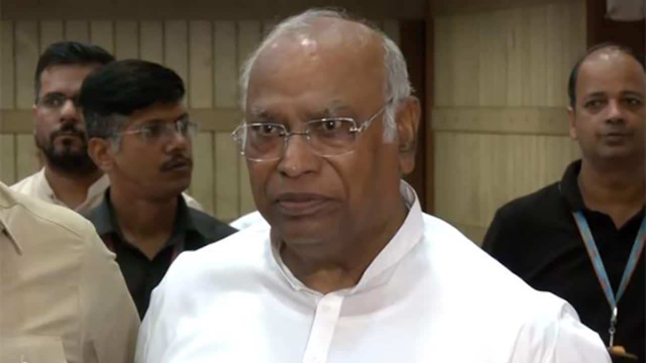 Congress President Mallikarjun Kharge. (Photo/ANI)