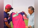 IPL 2025: 'Schitt's Creek' star Eugene Levy meets Rahul Dravid, gets custom jersey from Rajasthan Royals