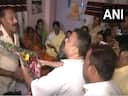 West Bengal LoP Suvendu Adhikari meets family of BSF jawan Purnam Kumar Shaw after safe return from Pakistan