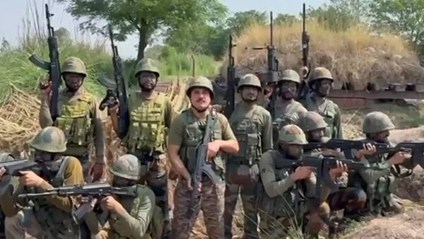 Visuals from Indian Army video (Photo/ANI)