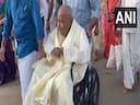 Former PM HD Deve Gowda visits Tirumala on birthday, vows to continue public service