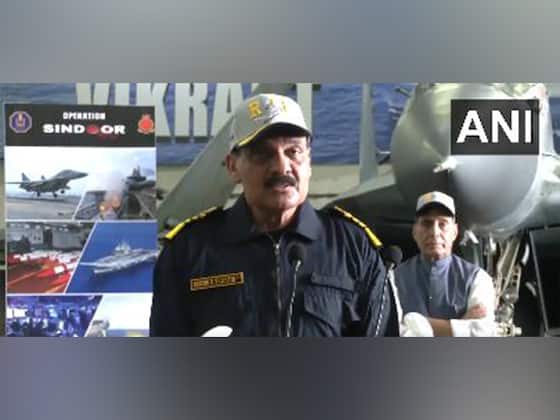 Indian Navy ready for 'new normal', says Admiral Dinesh K Tripathi as Rajnath Singh warns Pakistan from INS Vikrant (WATCH)