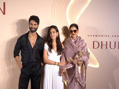 Shahid Kapoor, Mira Rajput, Rekha (Photo/ANI)