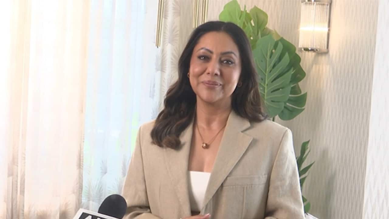 Celebrated designer and film producer Gauri Khan (Image source: ANI)