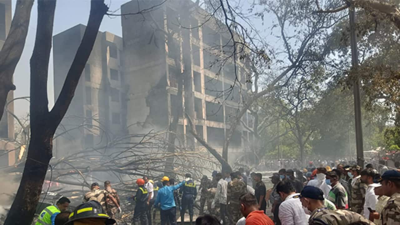 Visuals from the spot (Photo/X@CISF)