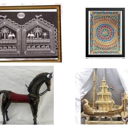 Brass dokra horse to Madhubani painting: A look at PM Modi's gifts to Brazil, South Africa, Mexico, S Korea | In PICS
