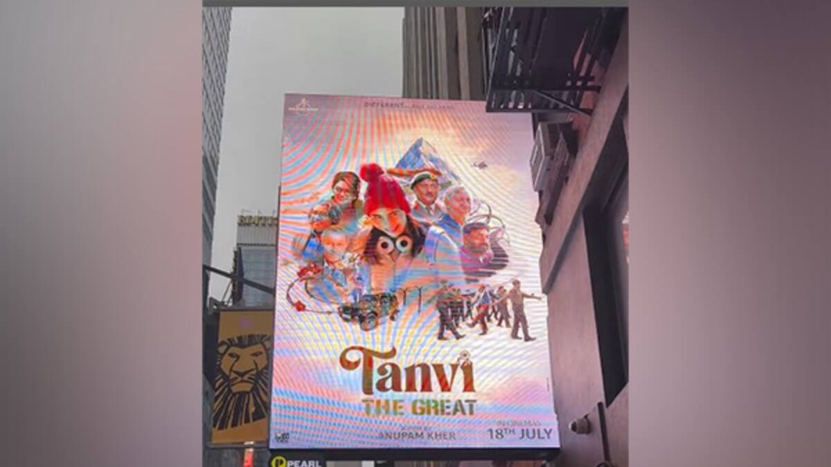 Anupam Kher’s ‘Tanvi The Great’ creates buzz as its poster graces Times Square in New York