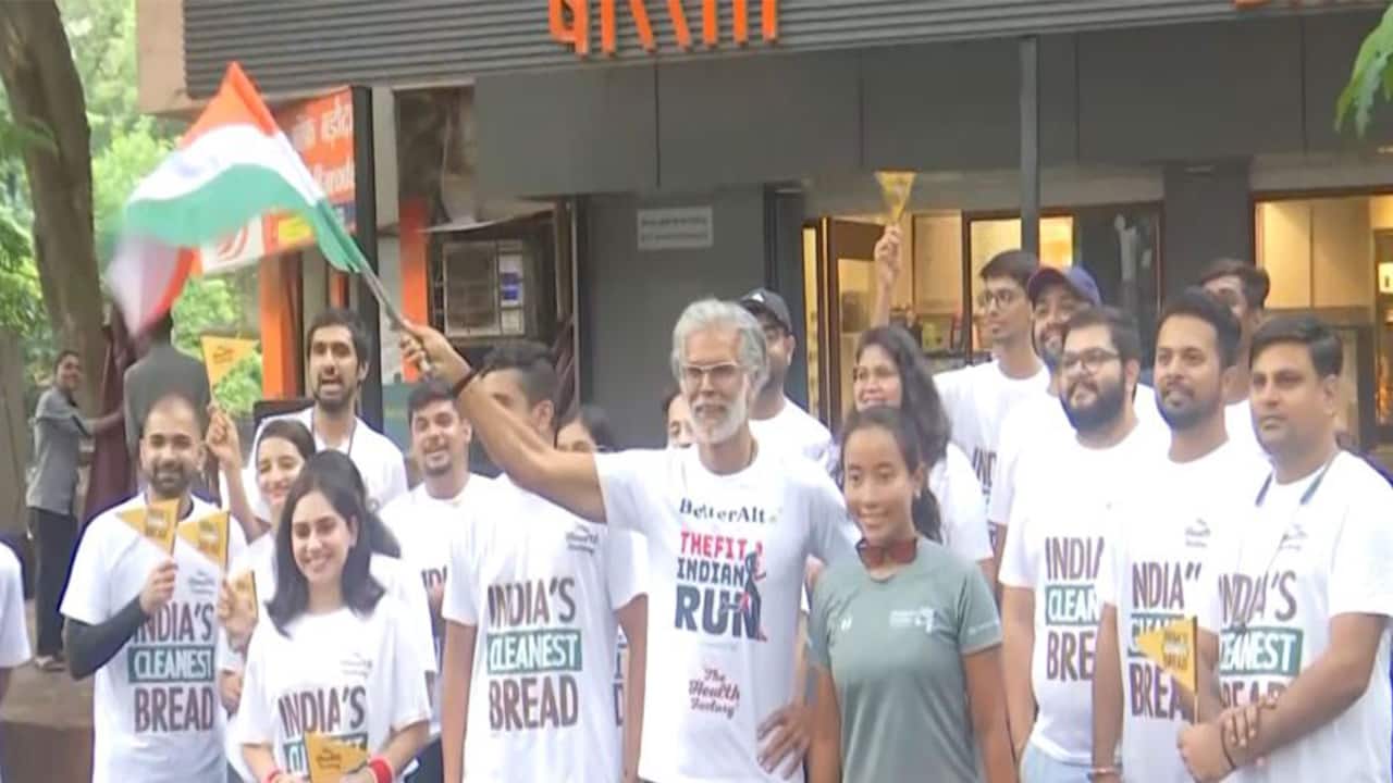 Fit India Run 2025: Milind Soman flags off Mumbai Marathon, promotes healthy living