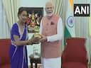 PM Modi's gift to PM of Trinidad & Tobago: Holy water from Mahakumbh, Ram Mandir replica (WATCH)