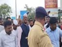 Maharashtra Minister Pratap Sarnaik tries to join MNS language protest, workers heckle him away