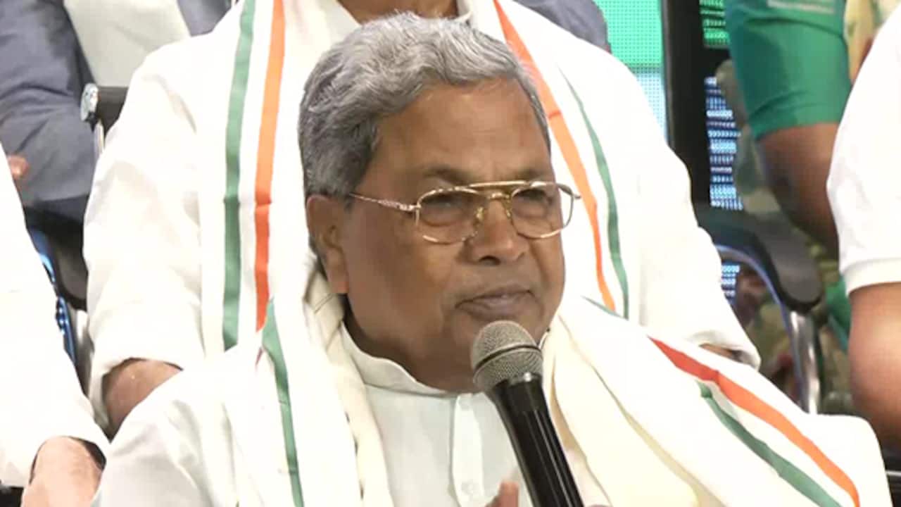 Karnataka CM Siddaramaiah (Photo/ANI)