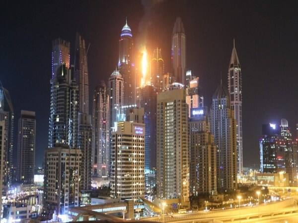 fire accident in dubai torch tower