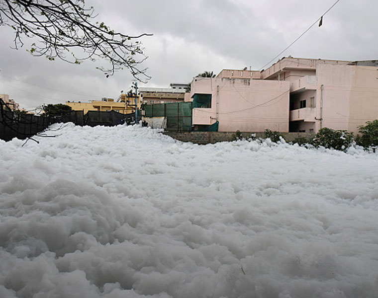 NGT glares at State Government for saying it is not easy to drain water from Bellangur Lake