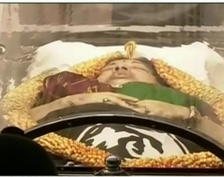 It is burial for Jayalalithaa  not cremation