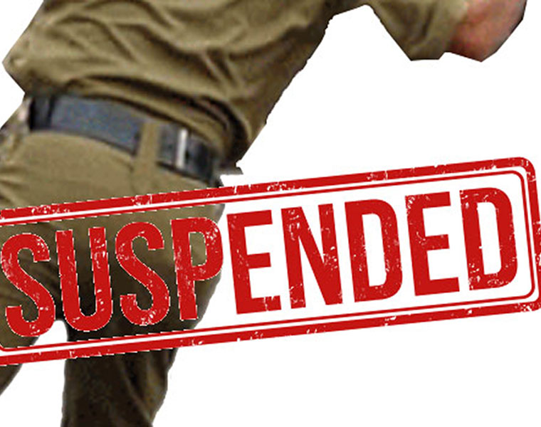 Police constable who attakcs man for not giving Hafta was suspended