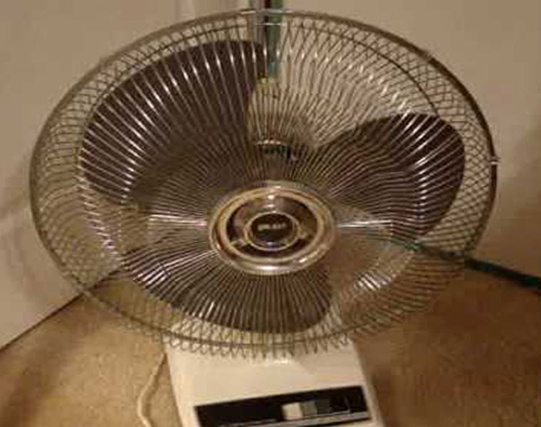 Table fan Running using Potato and onions