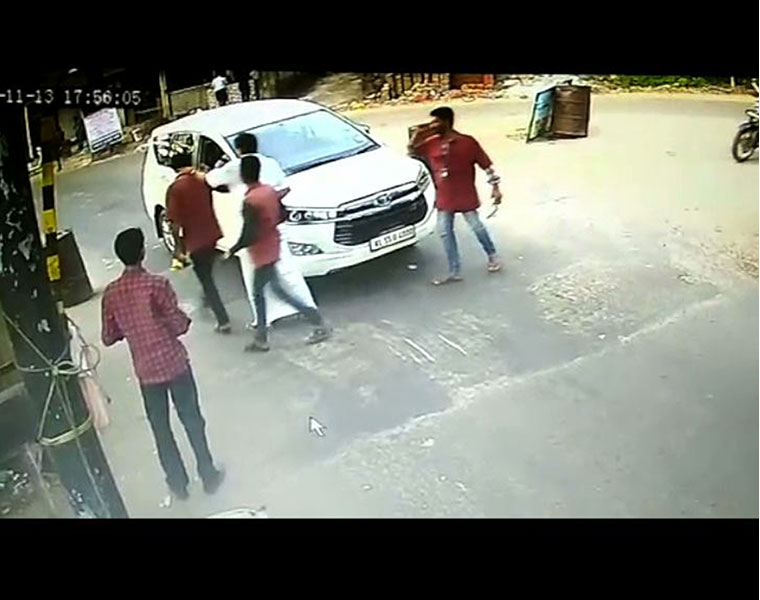 LDF MLA mistreats toll booth staff footage goes viral