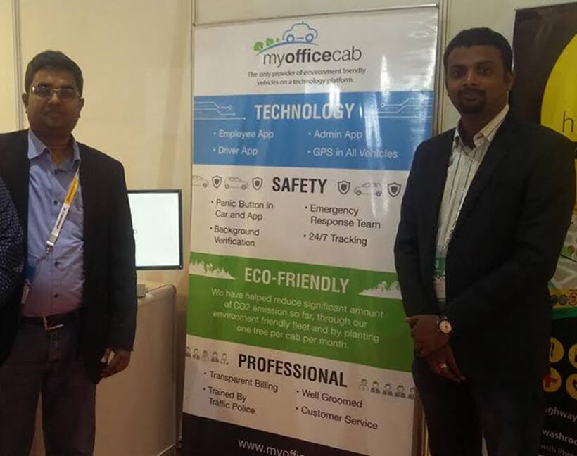 Hit by traffic, this man started exclusive office cab service!