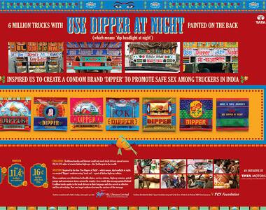 Use 'dipper' at night: New condom from Tata Motors for truckers