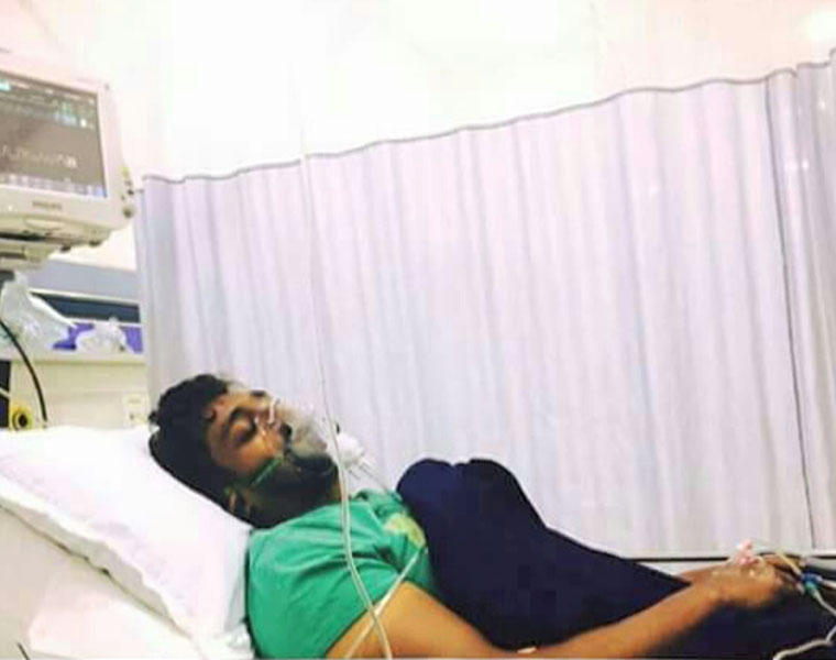 Actror Druva Sarja Is Hospitalised