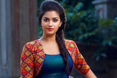 keerthi suresh modern dress photo gallery