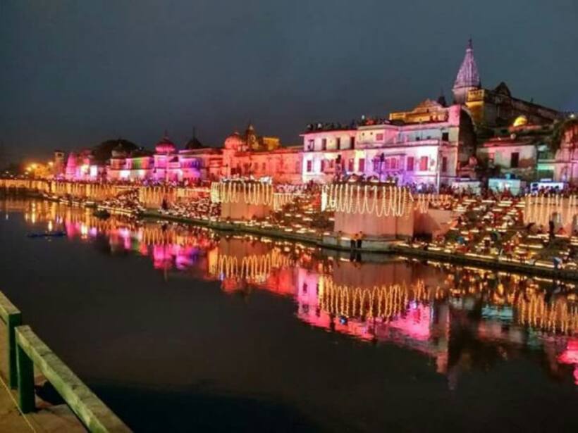 अयोध्या में दीपावली की तैयारियां शुरू, मंदिरों की सुंदरता देख नहीं झपका पाएंगे आंखें