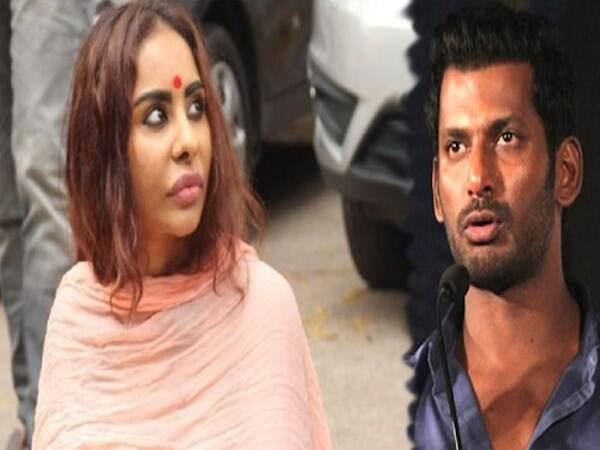 sri reddy say actor vishal 